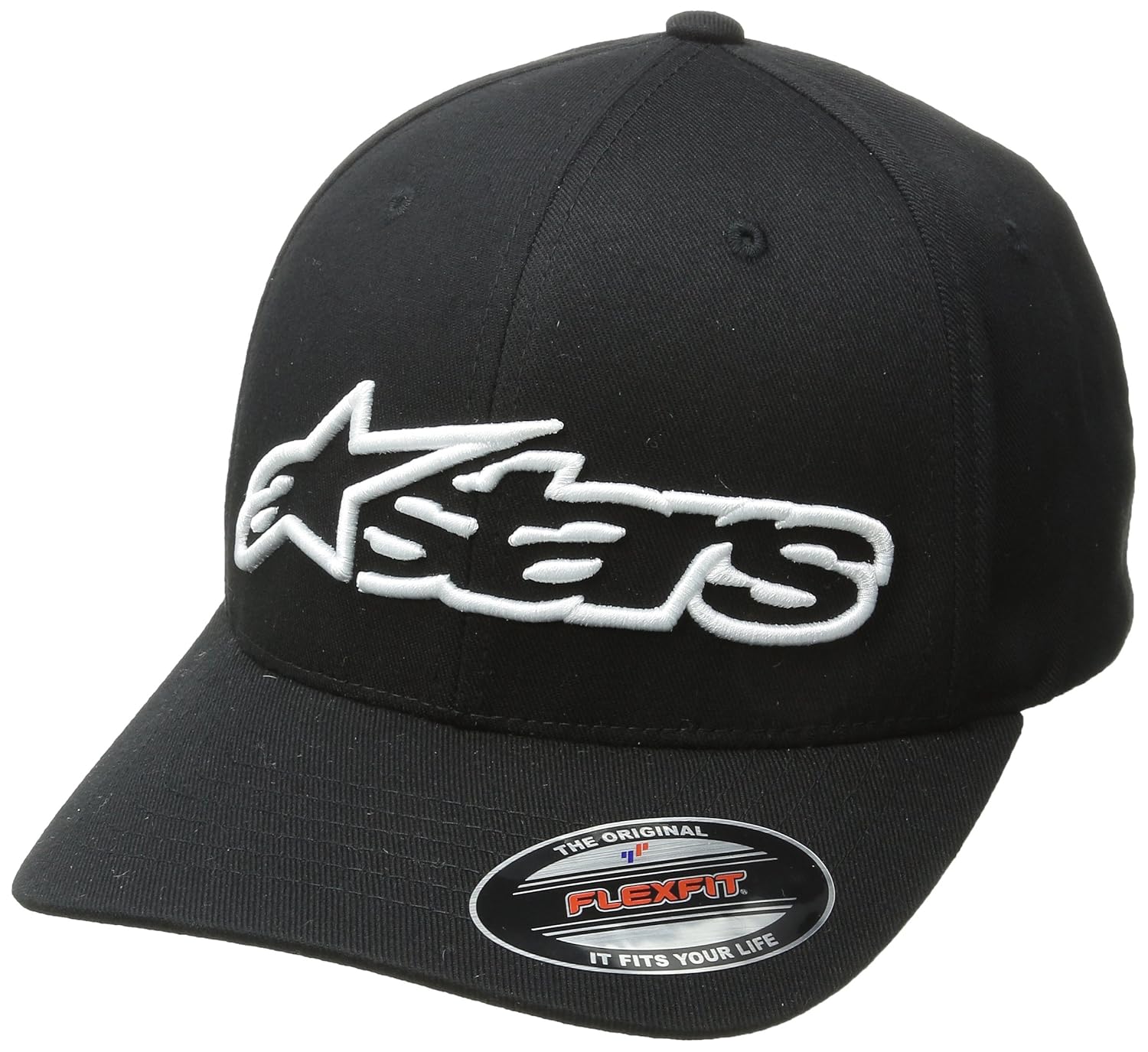 alpinestars 男式 blaze 可调节男帽 blaze black/wh